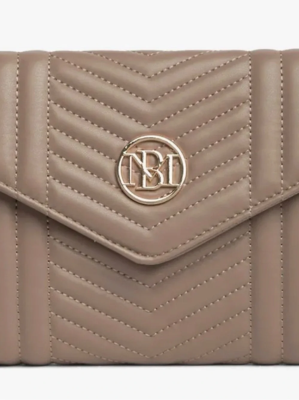 Badgley Mischka Women's Collection Chevron Quilted Crossbody Bag